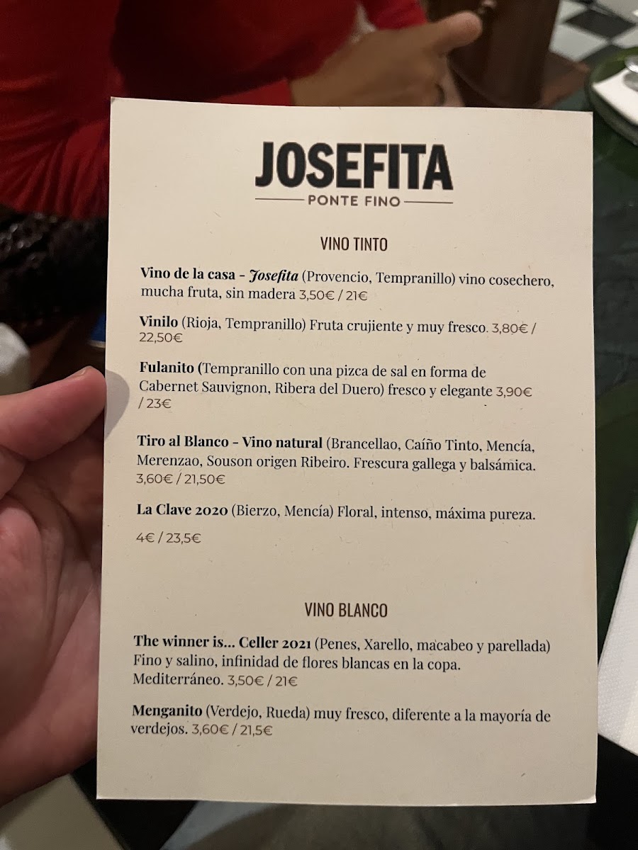 Menu Josefita Bar-4