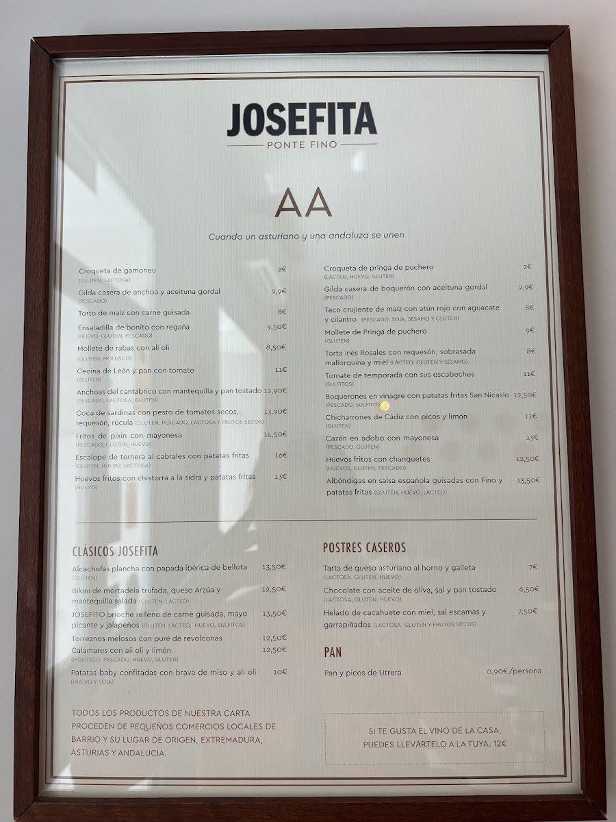 Menu Josefita Bar-8